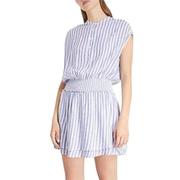 Rails Angelina Boracay Stripe Linen Dress Size Large - Picture 1 of 8